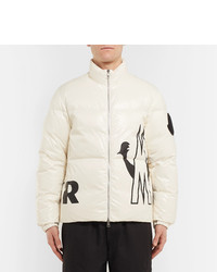 Moncler Friesian Printed Quilted Shell Hooded Down Jacket