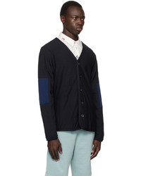 Ps By Paul Smith Navy Quilted Jacket