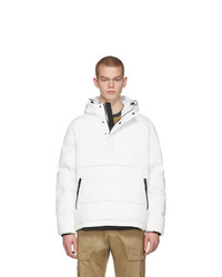 The Very Warm Off White Anorak Puffer Jacket