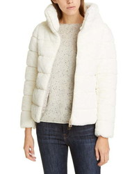 Herno Quilted Down Faux Fur Puffer Jacket