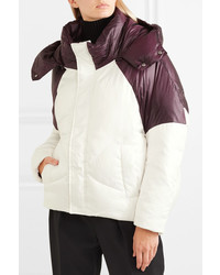 Maje Two Tone Quilted Shell Jacket