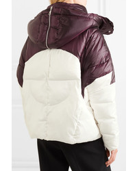 Maje Two Tone Quilted Shell Jacket