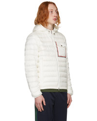 Moncler White Down Lihou Jacket