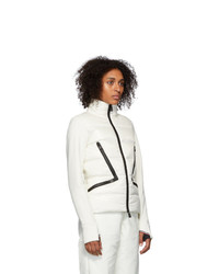 Moncler Grenoble White Down Maglia Jacket