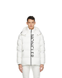 Moncler White Down Maures Puffer Jacket