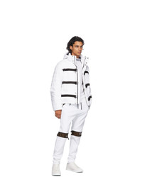 Fendi White Down Puffer Jacket