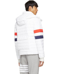 Thom Browne White Down Ski Jacket