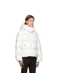 Valentino White Down Vltn Hooded Coat