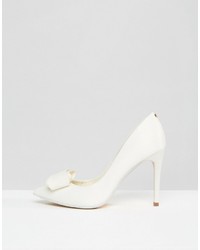 Ted Baker Azeline Tie The Knot Ivory Bow Pumps