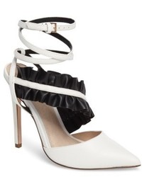 Topshop Grill Frill Ankle Strap Pump