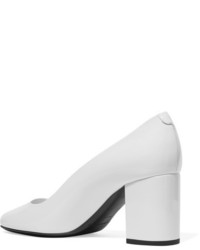 Burberry Patent Leather Pumps Off White