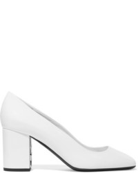 Burberry Patent Leather Pumps Off White