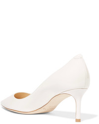 Jimmy Choo Romy 60 Patent Leather Pumps White