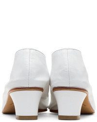 Martiniano White High Glove Heels