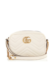 Gucci Gg Marmont Mini Quilted Leather Cross Body Bag