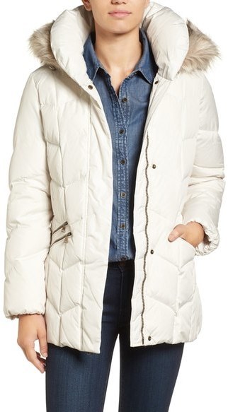 larry levine quilted coat