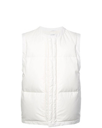 White Quilted Gilet