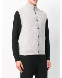 N.Peal Quilted Knit Waistcoat