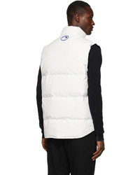 Canada Goose White Down Pbi Freestyle Vest