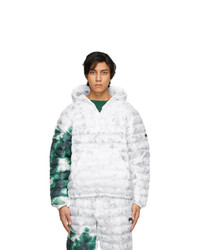 White Quilted Hoodie