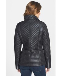 DKNY Keely Stand Collar Quilted Jacket