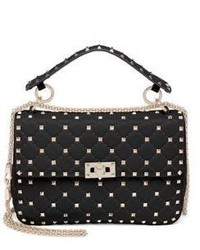 Valentino Garavani Rockstud Medium Quilted Leather Chain Shoulder Bag