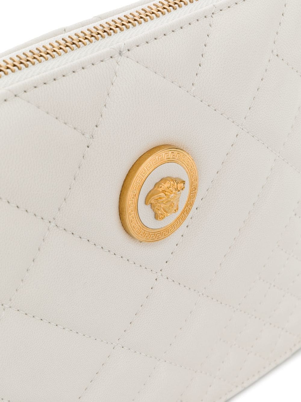 Versace Quilted Medusa Clutch Bag, $1,095 | farfetch.com | Lookastic