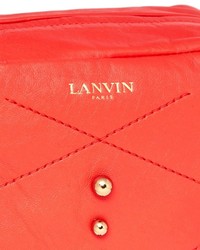 Lanvin Baby Sugar Metal Pearl Leather Crossbody Bag