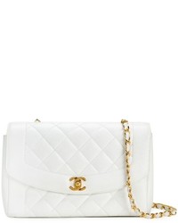 white chanel crossbody handbag