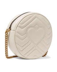 Gucci Gg Marmont Circle Quilted Leather Shoulder Bag