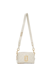 Marc Jacobs White The Quilted Softshot 21 Bag