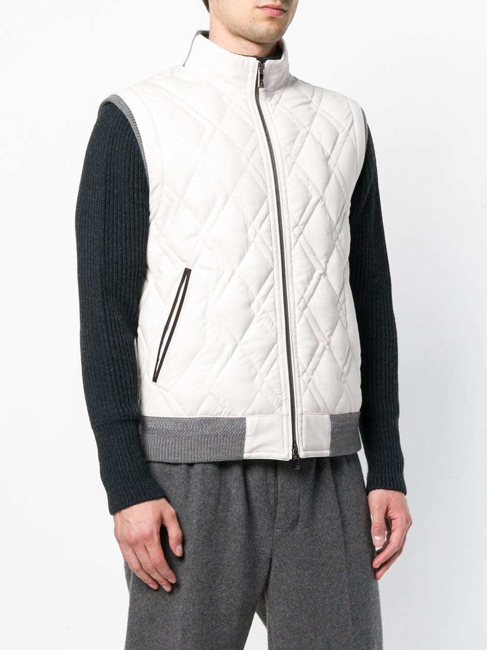 Ermenegildo Zegna Quilted Waistcoat, $1,669 | farfetch.com | Lookastic