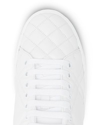 Burberry Check Quilted Leather Sneakers