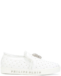 Philipp Plein Quilted Slip On Sneakers