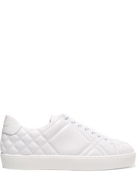 Burberry Quilted Leather Sneakers White