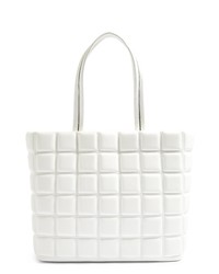 Topshop Riley Quilted Faux Leather Tote