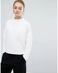 Monki Quilted Sweatshirt Sweater