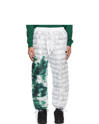 White Quilted Sweatpants