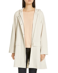 Eileen Fisher Hooded A Line Coat