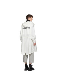 Jil Sander White Essential Coat
