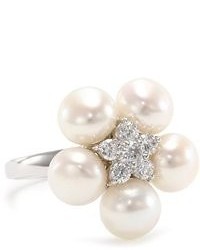 Bella Pearl Cluster Pearl Ring Size 6