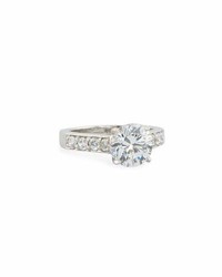 FANTASIA By Deserio Round Cubic Zirconia Solitaire Ring
