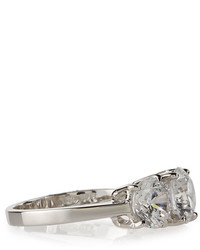 FANTASIA By Deserio Triple Round Cz Crystal Ring