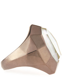 Michael Aram Michl Aram Faceted Mother Of Pearl Crystal Doublet Ring Size 7
