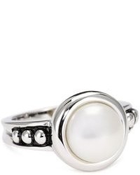 Honora Pallini White Freshwater Cultured Pearl Ring Size 7