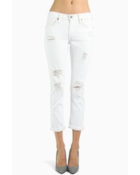 James Jeans Destroyed White Neo Beau Slouch Boyfriend