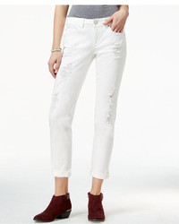 American Rag Ripped White Wash Boyfriend Jeans Only At Macys