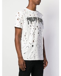 Philipp Plein Destroyed T Shirt