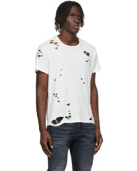 R13 Off White Destroyed Boy T Shirt