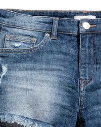 H&M Distressed Denim Shorts